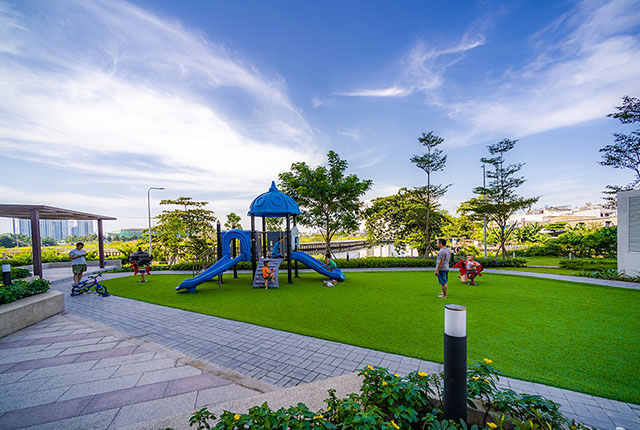 Khu công viên thể thao đường dạo