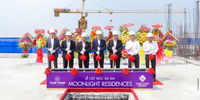 HUNG THINH CORP CẤT NÓC DỰ ÁN MOONLIGHT RESIDENCES