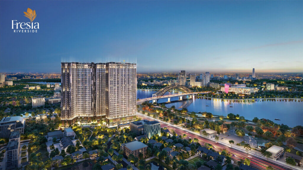 Phối cảnh tổng thể căn hộ Fresia Riverside